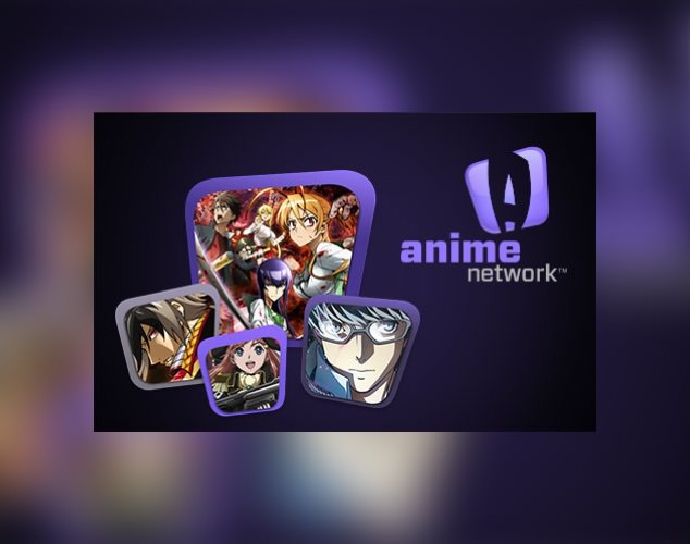 Logotipo y personajes de Anime Network